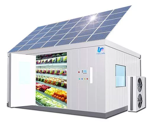 Solar Powered Cold Room Chiller / Freezer Container Solution